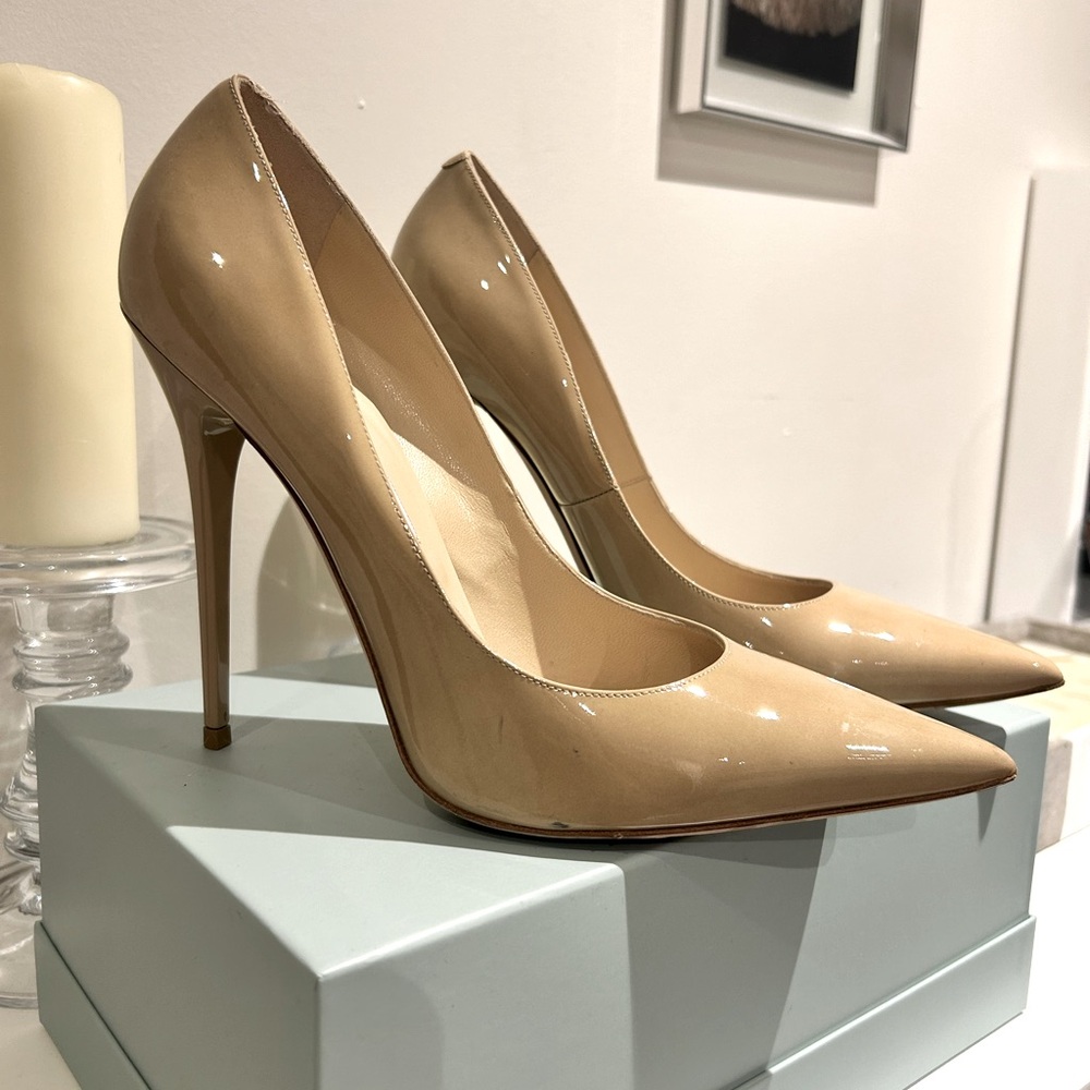 **Host Pick** Jimmy Choo Nude Pink Anouk 120 Heel sz 41.5